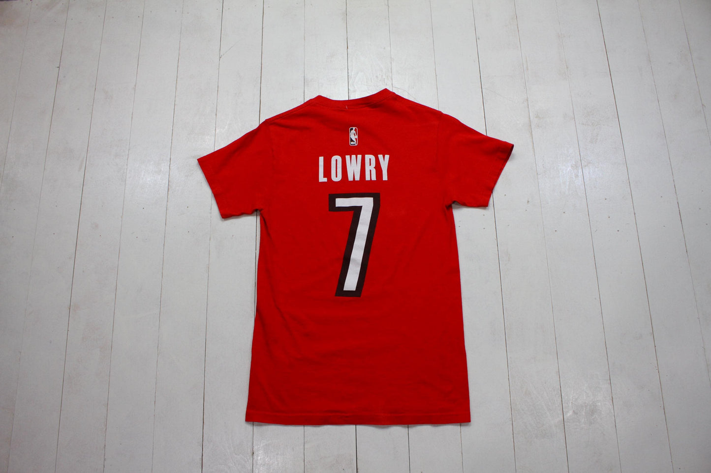 2010s Majestic Toronto Raptors Kyle Lowry NBA Basketball T-Shirt Size XS/S