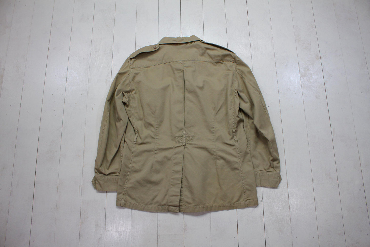 1950s/1960s US Air Force Khaki 4 Pocket Safari Shirt Jacket Size S/M