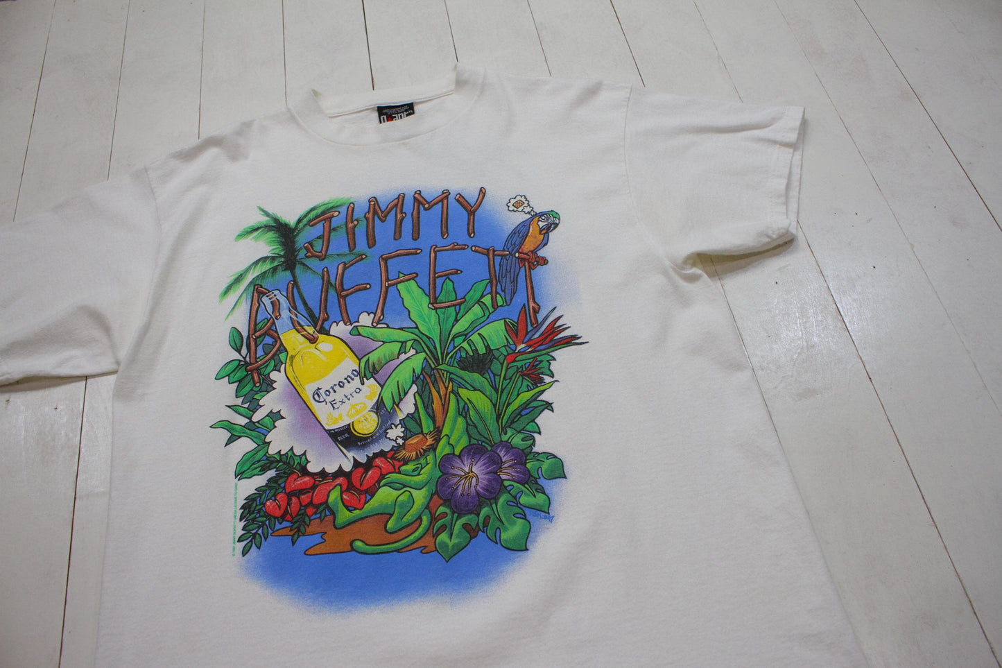 1990s 1997 Giant Jimmy Buffett Havana Daydreamin' T-Shirt Size L