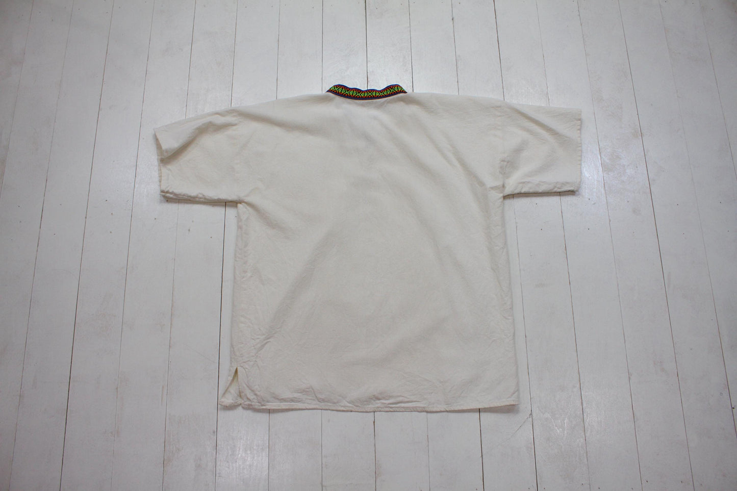 1990s/2000s Himalyian Shortsleeve Kurta Shirt Size M