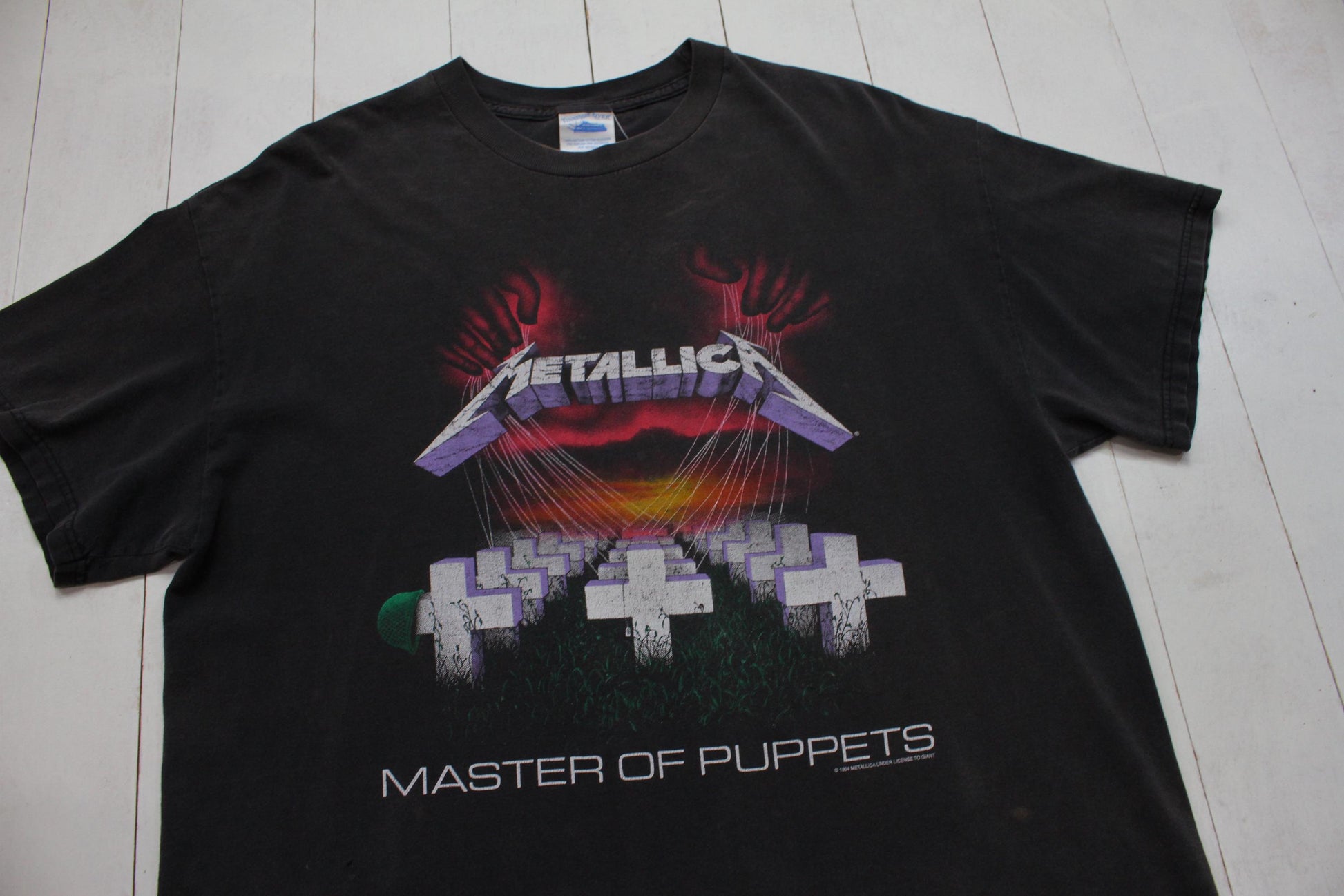 1990s/2000s Metallica Master of Puppets Tennessee River T-Shirt Size L