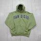 1990s/2000s Y2K San Diego Hoodie Sweatshirt Size M