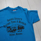 1980s Hanes Daniels County's Pioneer Town & Museum Scobey Montana Souvenir T-Shirt Made in USA Size XS