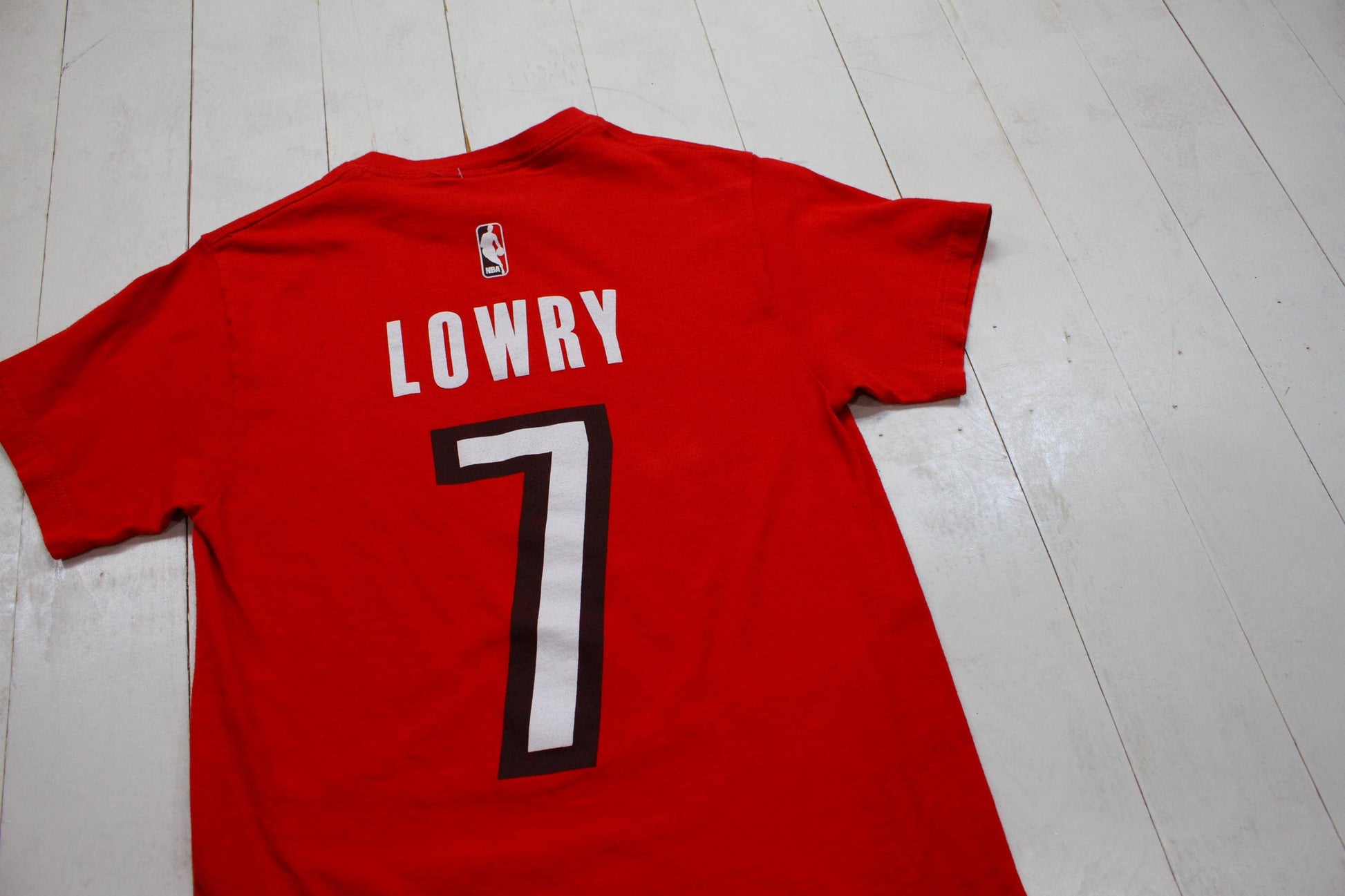 2010s Majestic Toronto Raptors Kyle Lowry NBA Basketball T-Shirt Size XS/S