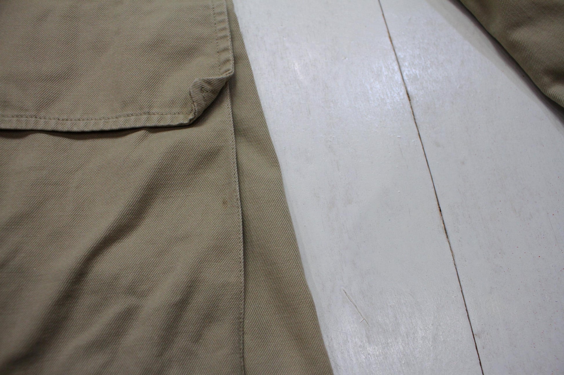 1950s/1960s US Air Force Khaki 4 Pocket Safari Shirt Jacket Size S/M