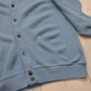 1980s/1990s Izod Baby Blue Knit Cardigan Sweater Size M/L