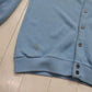 1980s/1990s Izod Baby Blue Knit Cardigan Sweater Size M/L