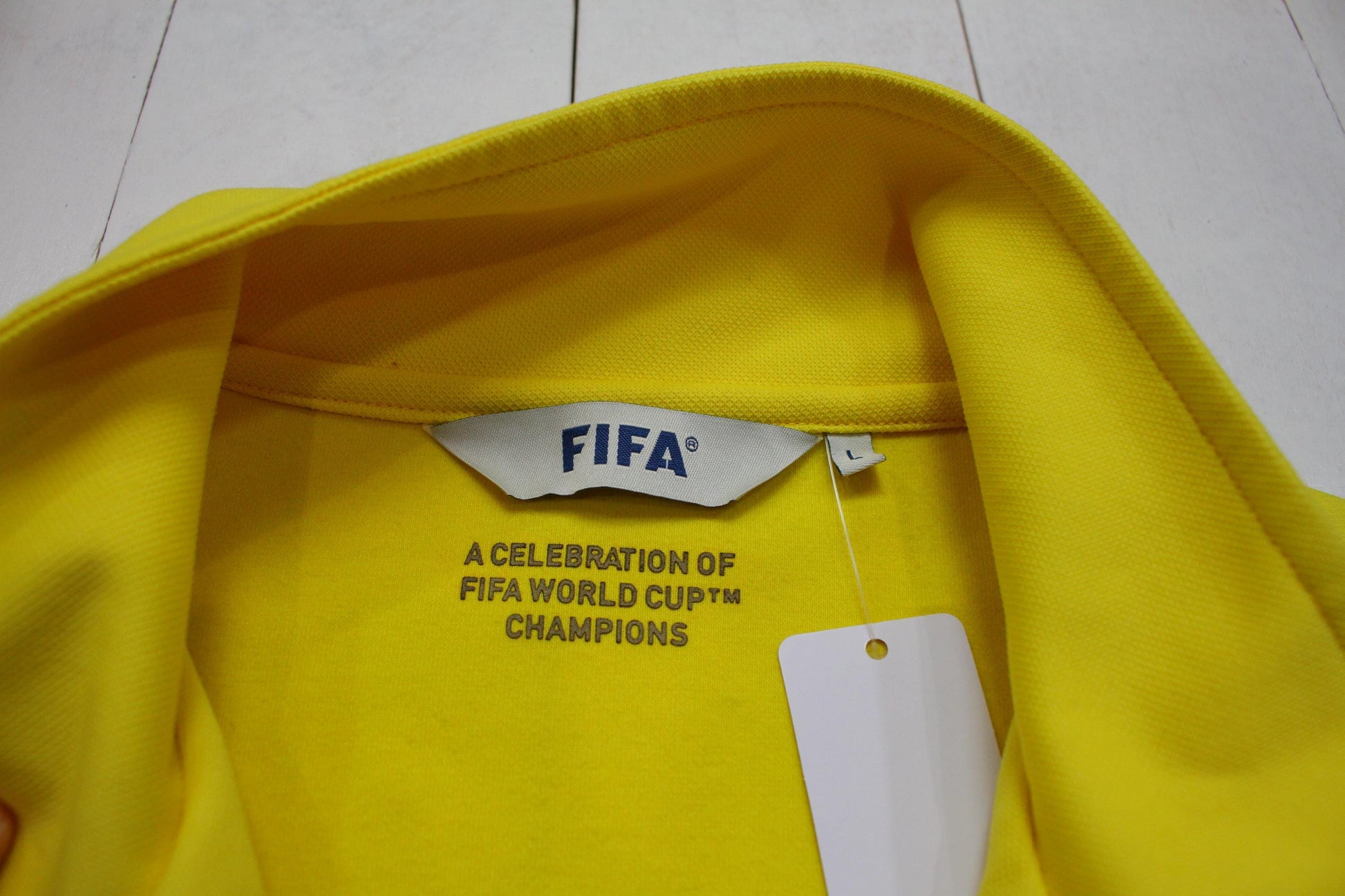 2000s Y2K 2002 Fifa World Cup Brazil National Team World Champion Authentic Zip Up Track Jacket Sweatshirt Size L