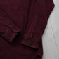 2000s Y2K Woolrich Maroon Button Down Chamois Shirt Size XL