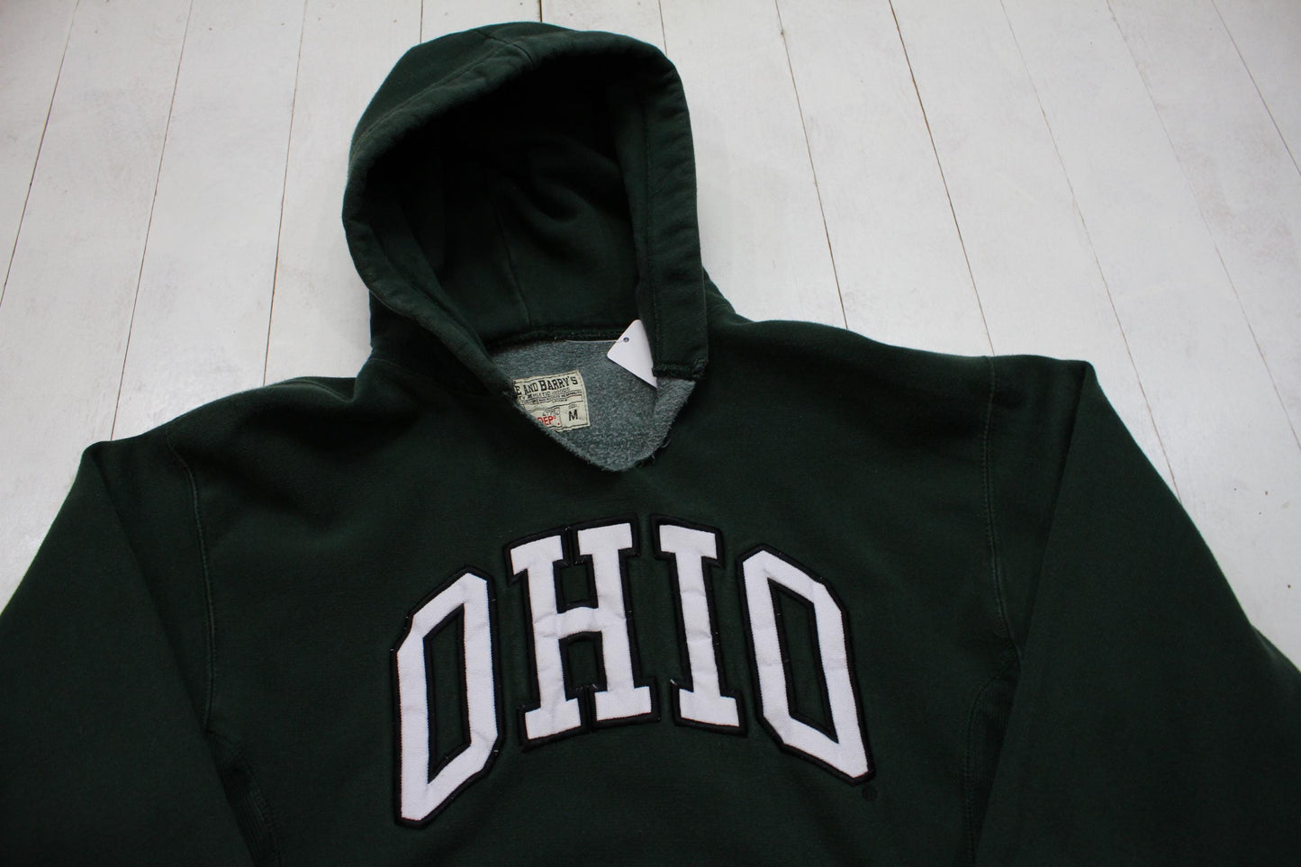 2000s Y2K Steve Barry Ohio University Bobcats Reverse Weave Style Hoodie Size M