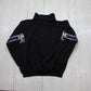 1990s 1995 Canada Grande Prairie Games ZIpper Collar Sweatshirt Made in Canada Size XL