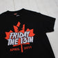 2010s 2018 Harley-Davidson Friday the 13th Clare's Port Dover Motorcycle T-Shirt Size L/XL