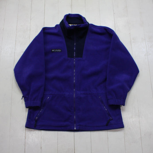 1990s Columbia Purple Fleece Jacket Liner Size M