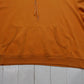 1990s/2000s Y2K Distressed Sonoma Jeans Blank Orange Hoodie Size XL/XXL