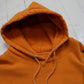 1990s/2000s Y2K Distressed Sonoma Jeans Blank Orange Hoodie Size XL/XXL