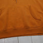 1990s/2000s Y2K Distressed Sonoma Jeans Blank Orange Hoodie Size XL/XXL