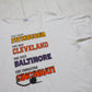 2000s Good Bad Ugly AFC North Pittsburgh Steelers Cleveland Browns Baltimore Ravens Cincinnati Bengals NFL Football T-Shirt Size XXL