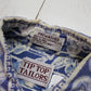 1990s Tip Top Tailors Flower Print Long Sleeve Button Up Shirt Size M