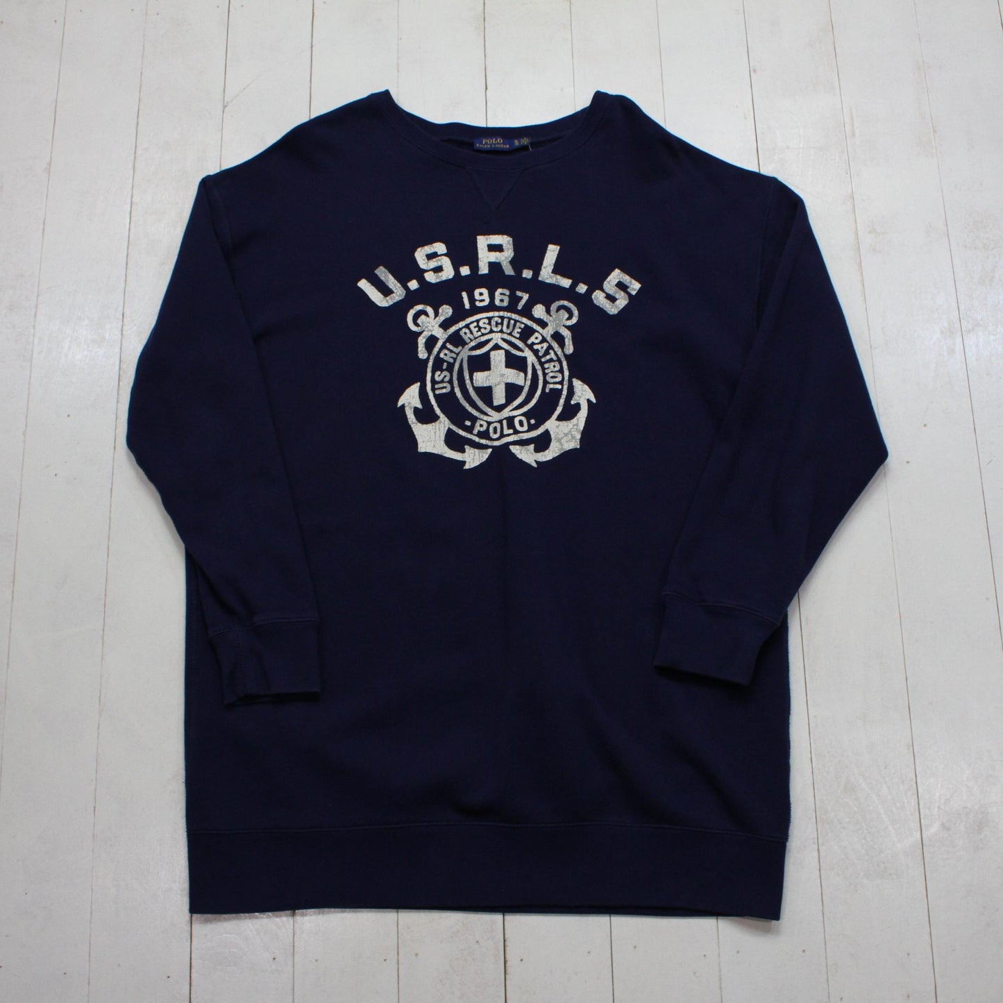 2010s Polo Ralph Lauren USRLS Rescue Patrol Sweatshirt Size XL/XXL