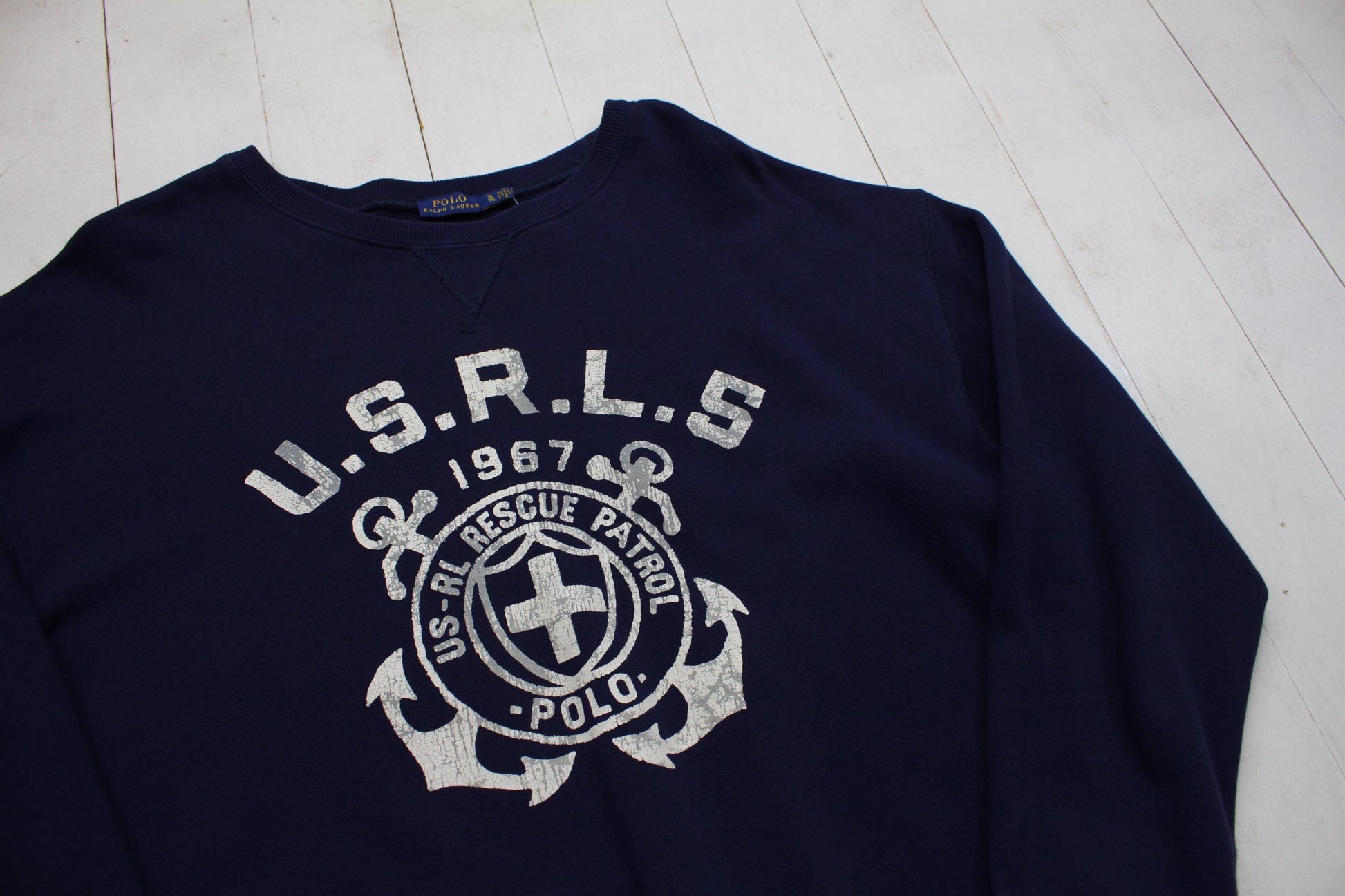 2010s Polo Ralph Lauren USRLS Rescue Patrol Sweatshirt Size XL/XXL