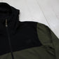 2010s TNF The North Face Olive Fleece Zip Up Hoodie Sweatshirt Womens Size XL Mens Size M/L