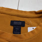 2000s/2010s Izod Sleepwear Mustard Yellow Long Sleeve Fleece T-Shirt Sweatshirt Size L/XL