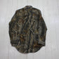 2000s Y2K Wrangler Pro Gear Realtree Hardwoods Camo Chamois Flannel Shirt Pheasant Embroidery Hunting Size L