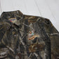 2000s Y2K Wrangler Pro Gear Realtree Hardwoods Camo Chamois Flannel Shirt Pheasant Embroidery Hunting Size L