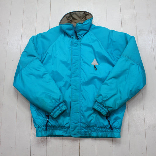 1980s Gerry Turquoise Insulated Puffer Jacket Size L