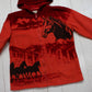 2000s Y2K Bit & Bridle Horse Fleece Hoodie Sweatshirt Jacket Size S/M