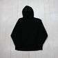 1990s/2000s Y2K Gap Kids Black Fleece Hoodie Sweatshirt Womens Size S/M