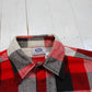 1980s Mr Leggs Cotton Red Multi Colour Flannel Shirt Made in USA Size L