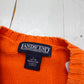 1990s Land's End Orange Cotton Knit Sweater Size M/L