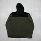 2010s TNF The North Face Olive Fleece Zip Up Hoodie Sweatshirt Womens Size XL Mens Size M/L