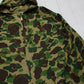 1970s Ranger Duck Camo Zip Up Lightweight Hooded Hunting Jacket Made in USA Size XL