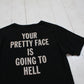 2000s Hysteric Glamour Iggy Pop The Stooges Your Pretty Face is Going to Hell Rock Band T-Shirt Size S