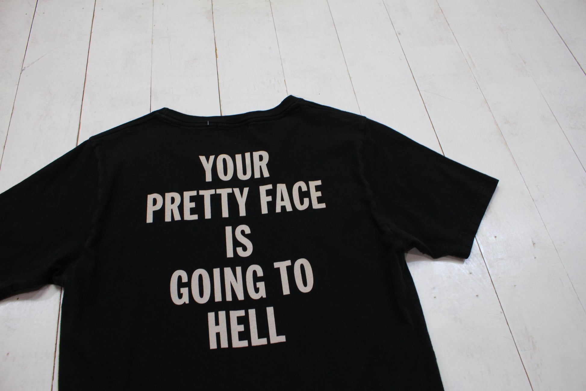 2000s Hysteric Glamour Iggy Pop The Stooges Your Pretty Face is Going to Hell Rock Band T-Shirt Size S