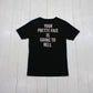 2000s Hysteric Glamour Iggy Pop The Stooges Your Pretty Face is Going to Hell Rock Band T-Shirt Size S