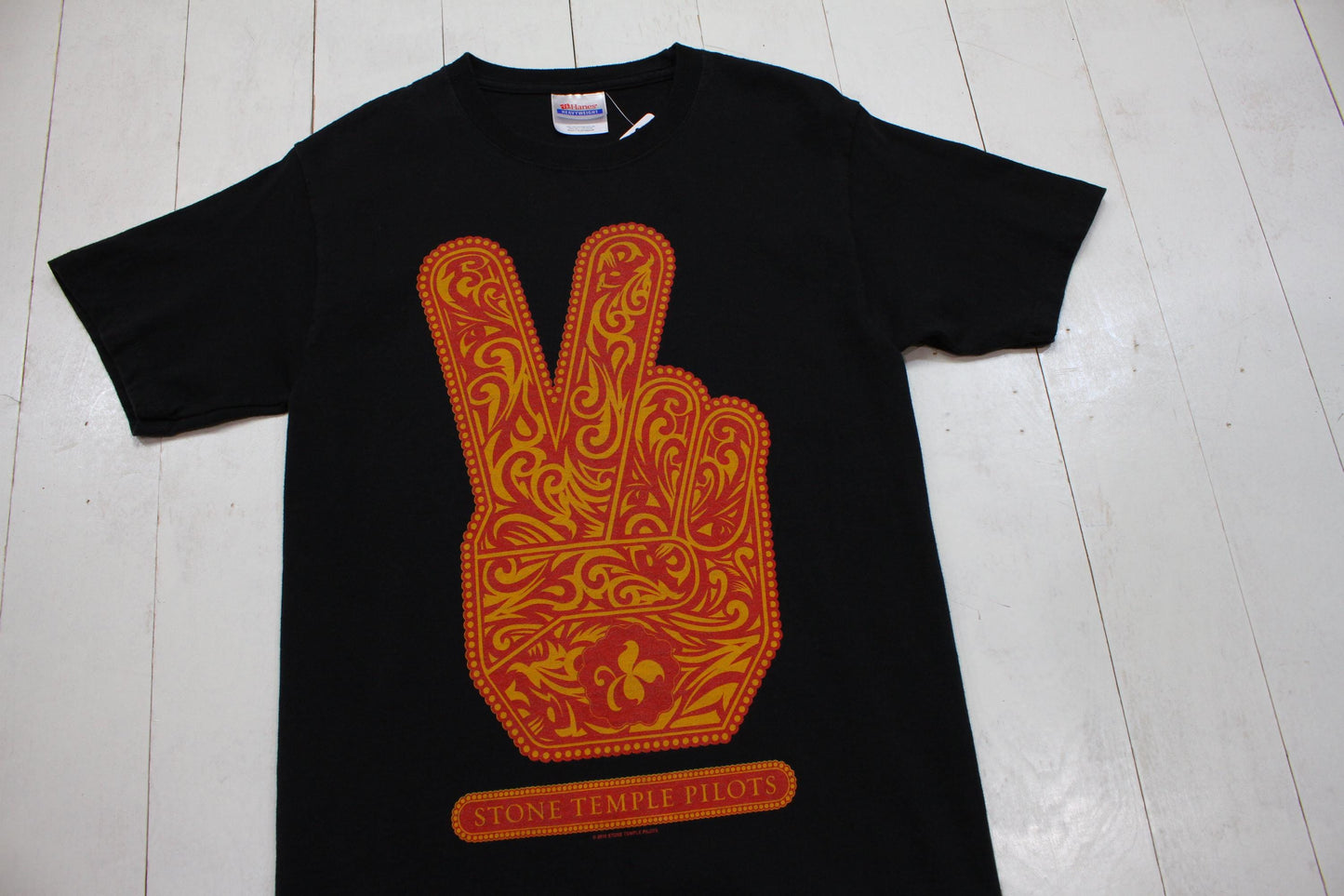 2010s 2010 Stone Temple Pilots Peace Sign Rock Band T-Shirt Size S