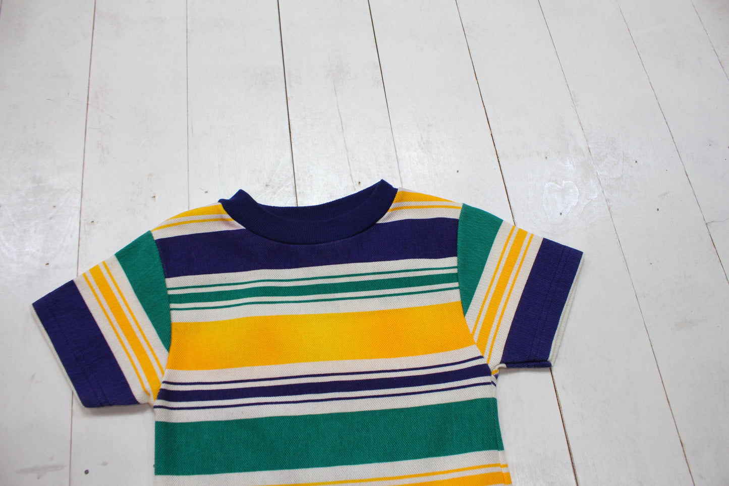 1980s/1990s Healthtex Striped T-Shirt Made in USA Kid's Size 3T