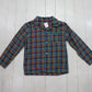 1970s/1980s Plaid Button Up Shirt Kids Size L/XL