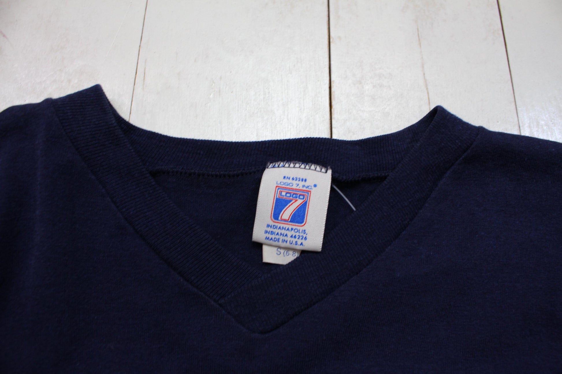 1980s/1990s Logo 7 Buffalo Bills NFL Football T-Shirt Made in USA Kids Size S