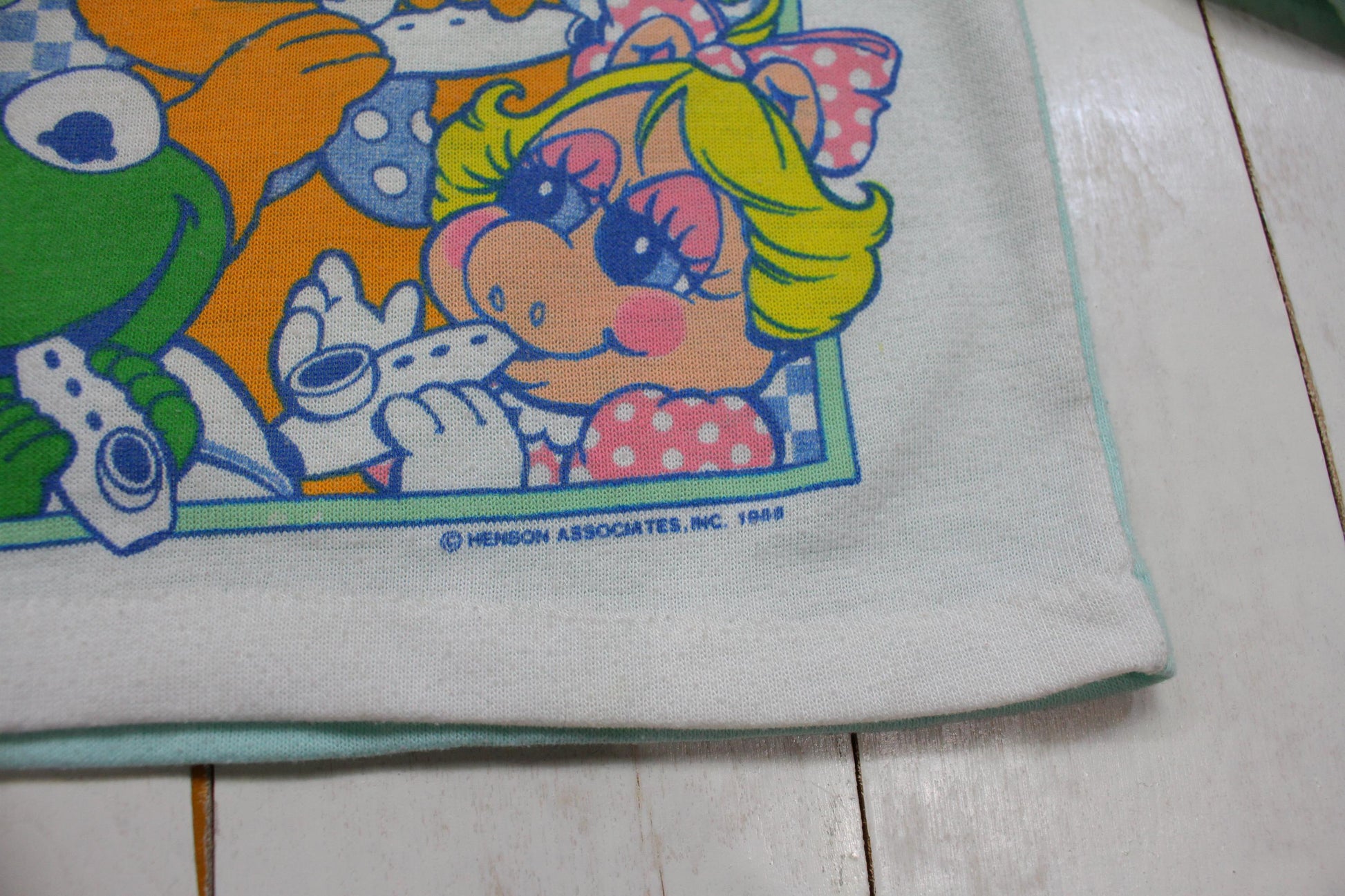 1980s 1988 Toddletime JC Penney The Muppets Orchestra Kermit Ms Piggy Long Sleeve T-Shirt Made in USA Size T2