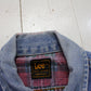 1980s Lee Riders Denim Trucker Jacket Duck Patches Made in USA Kid's Size M/L