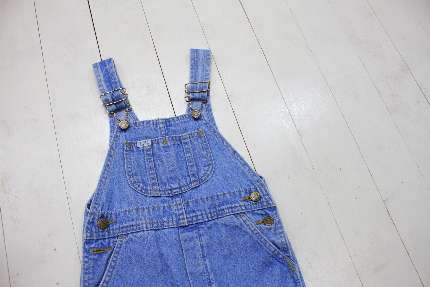 1980s/1990s Lee Riders Denim Overalls Pants Made in USA Kid's Size 4-6T