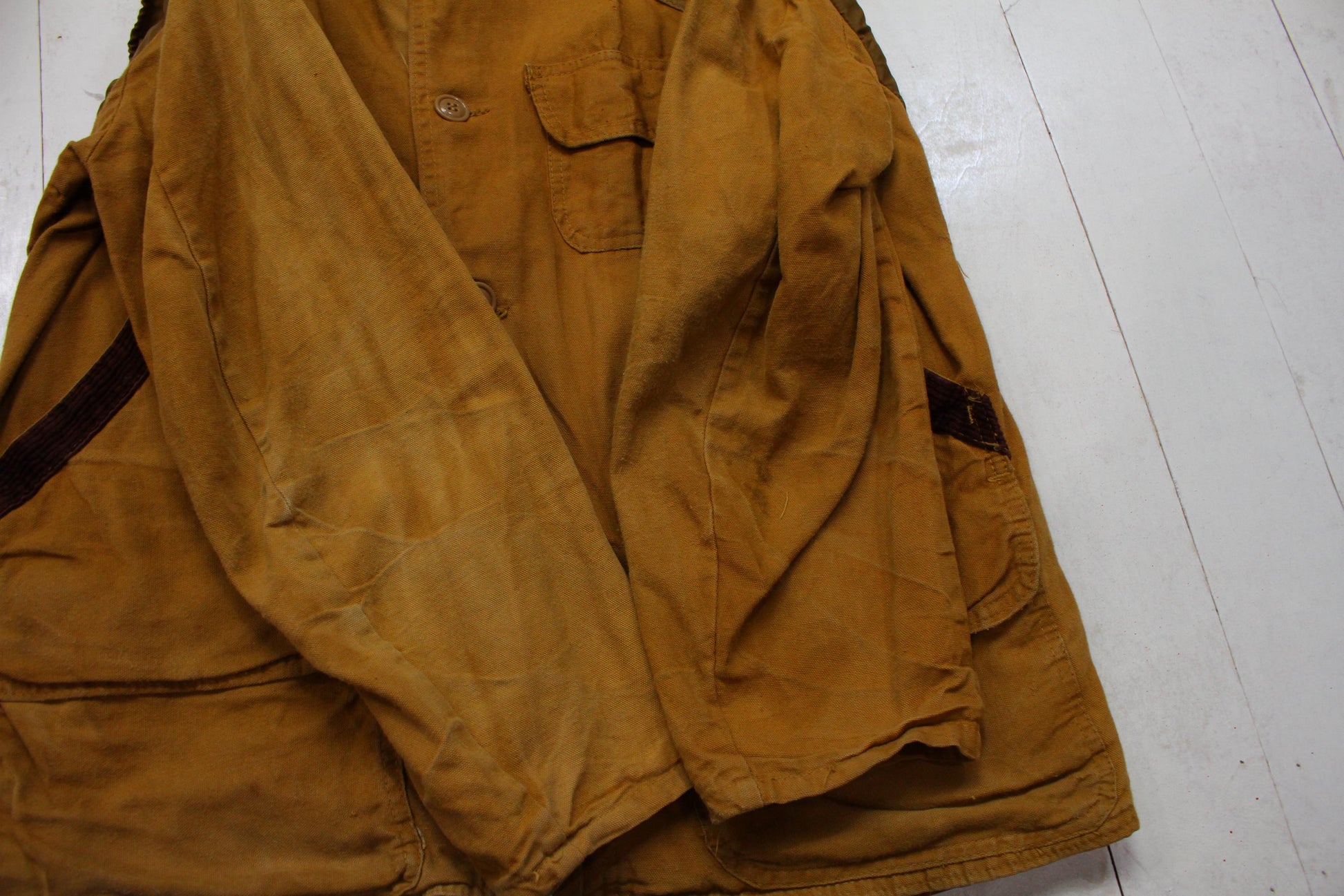 1970s Hettrick Mfg Co American Field Hunting Jacket Made in USA Size M/L