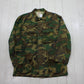 1970s US Military ERDL Camo BDU Shirt Jacket Size xl