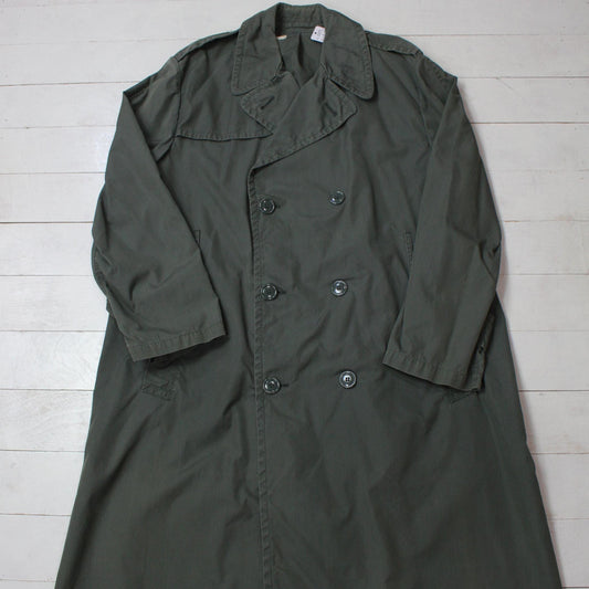 1960s 1967 US Army Vietnam Era Raincoat Army Green 274 Made in USA Size L/XL