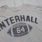 1980s Champion Cotton/Nylon Blend Football Jersey Interhall 64 Made in USA Size L/XL