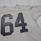 1980s Champion Cotton/Nylon Blend Football Jersey Interhall 64 Made in USA Size L/XL